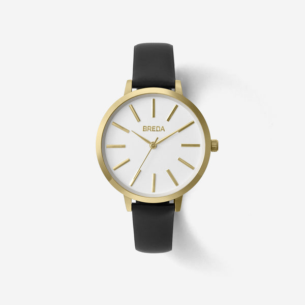 BREDA-Joule-1722A-Gold-Black-Watch-Front