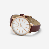 BREDA-Joule-1722D-Rosegold-Maroon-Watch-Angle