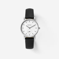 BREDA-Palette-2456B-Silver-Black-Watch-Front