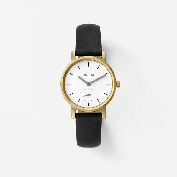 BREDA-Palette-2456D-Gold-Black-Watch-Front