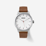 BREDA-Rand-8184B-Silver-Brown-Watch-Front