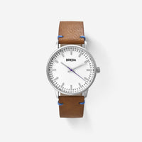 BREDA-Zapf-1697C-Silver-Brown-Watch-Front