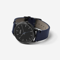 BREDA-Zapf-1697G-Gunmetal-Navy-Watch-Angle