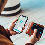 Bluetooth tracker + wireless phone charger