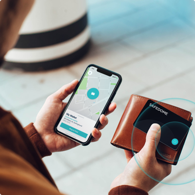 Bluetooth tracker + wireless phone charger